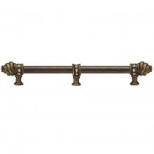Carpe Diem Hardware 5678-3 - Cache 18'' O.C. Approx w/ 5/8'' Smooth Center Long Pull w/ 23 Rivoli Swarovski