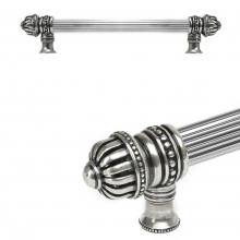 Carpe Diem Hardware 5681R-9 - Cricket Cage 9'' O.C. Approx w/ 5/8'' Reeded Center Long Pull Small Finial