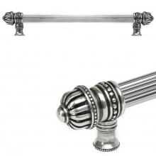Carpe Diem Hardware 5682R-9 - Cricket Cage 12'' O.C. Approx w/ 5/8'' Reeded Center Long Pull Small Finial