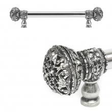 Carpe Diem Hardware 5691-9 - Juliane Grace 9'' O.C. Approx w/ 5/8'' Smooth Center Long Pull Large Finial w/