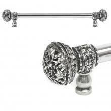 Carpe Diem Hardware 5693-9 - Juliane Grace 18'' O.C. Approx w/ 5/8'' Smooth Center Long Pull Large Finial w