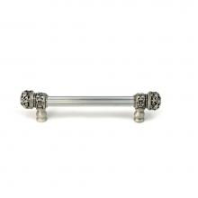 Carpe Diem Hardware 5700-12 - Juliane Grace 6'' O.C. Approx w/ 5/8'' Smooth Center Long Pull Small Finial w/