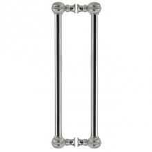 Carpe Diem Hardware 5803R-22 - Millennium Back To Back 18'' O.C. Approx w/ 5/8'' Reeded Center Long Pull