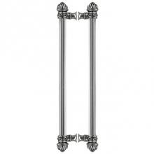 Carpe Diem Hardware 5813R-2 - Cricket Cage Back To Back 18'' O.C. Approx w/ 5/8'' Reeded Center Long Pull Sm