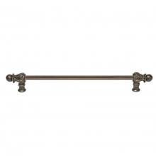 Carpe Diem Hardware 824S-3 - Acanthus 18'' O.C.  w/ 1/2'' Round Smooth Bar Long Pull Romanesque St