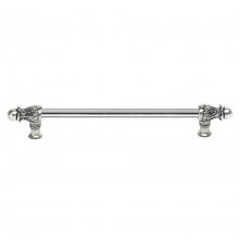 Carpe Diem Hardware 824S-9 - Acanthus 18'' O.C.  w/ 1/2'' Round Smooth Bar Long Pull Romanesque St