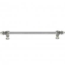 Carpe Diem Hardware 825S-9 - Acanthus 22'' O.C.  w/ 1/2'' Round Smooth Bar Long Pull Romanesque St