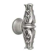 Carpe Diem Hardware 836B-2 - Acanthus Leaves Large Knob w/ Flared Foot Romanesque Style