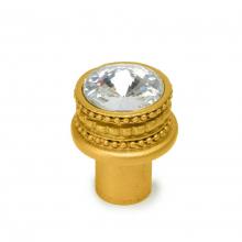Carpe Diem Hardware 860-8 - Cache Medium Round Knob w/ An 18Mm Swarovski Crystals