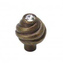 Carpe Diem Hardware 180-3 - Juliane Grace 6'' O.C. Approx w/ 1/2'' Smooth Center Long Pull Large Finial w/