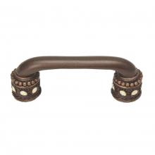 Carpe Diem Hardware 896-22 - Cache 3'' O.C. Pull w/ Swarovski Crystals & Sleeves