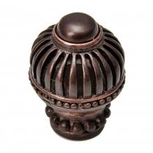 Carpe Diem Hardware 968-22 - Cricket Cage Large Round Knob w/ Beaded Base