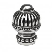 Carpe Diem Hardware 968-9 - Cricket Cage Large Round Knob w/ Beaded Base