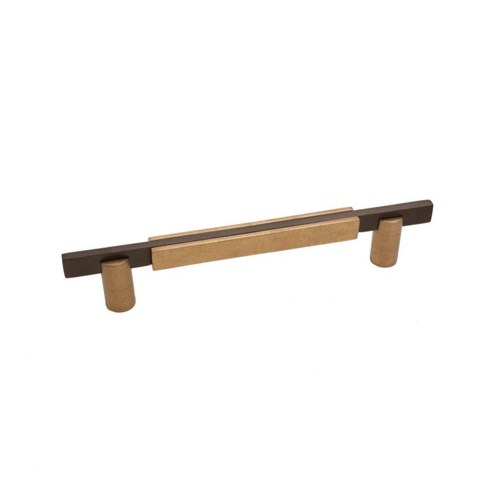 Contemporary Round Base Handle, Champagne Espresso