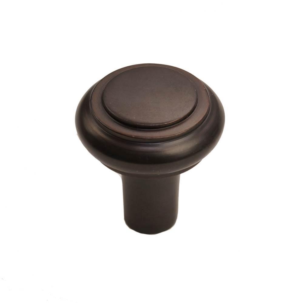 Stepped Round Knob, Espresso