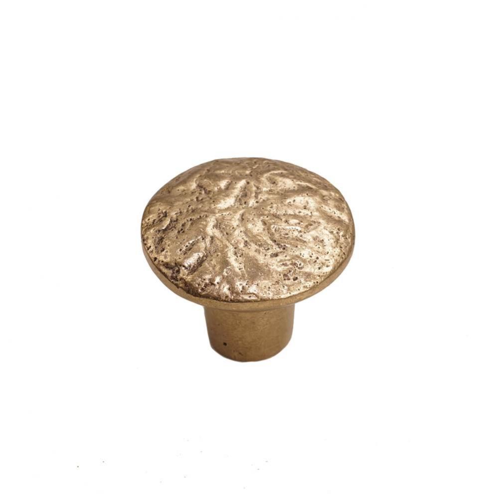 Textured Round Knob, Champagne