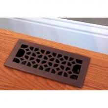 Coastal Bronze 01-410-C-10 - Cast Brass Vent - Any Style/Finish - 4'' x 10'', Oil Rubbed Bronze