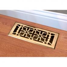 Coastal Bronze 02-410-C-03 - Cast Brass Vent - Any Style/Finish - 4'' x 10'', Polished Brass