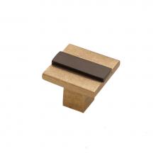 Coastal Bronze 02-502-CE - Contemporary Banded Knob, Champagne Espresso