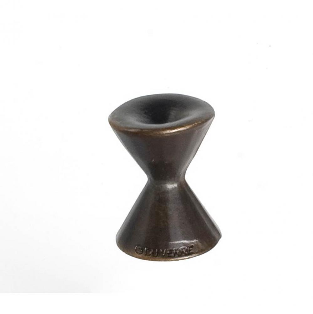 Forged 2 Med Round Knob 7/8 Inch - Oil Rubbed Bronze
