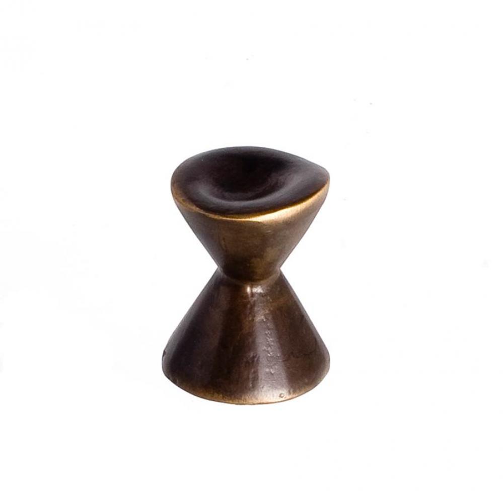 Forged 2 Large Round Knob 1 1/4 Inch - Oil Rubbed Bronze