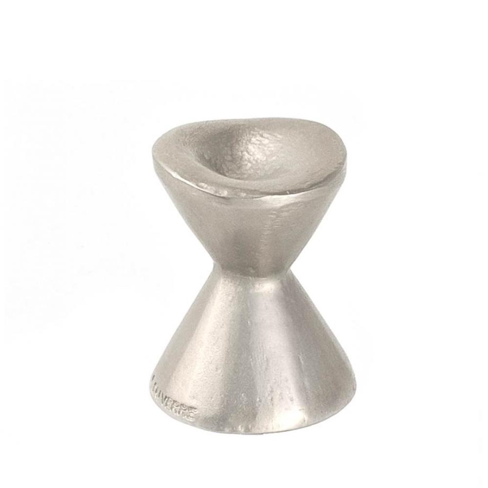 Forged 2 Large Round Knob 1 1/4 Inch - Satin Nickel