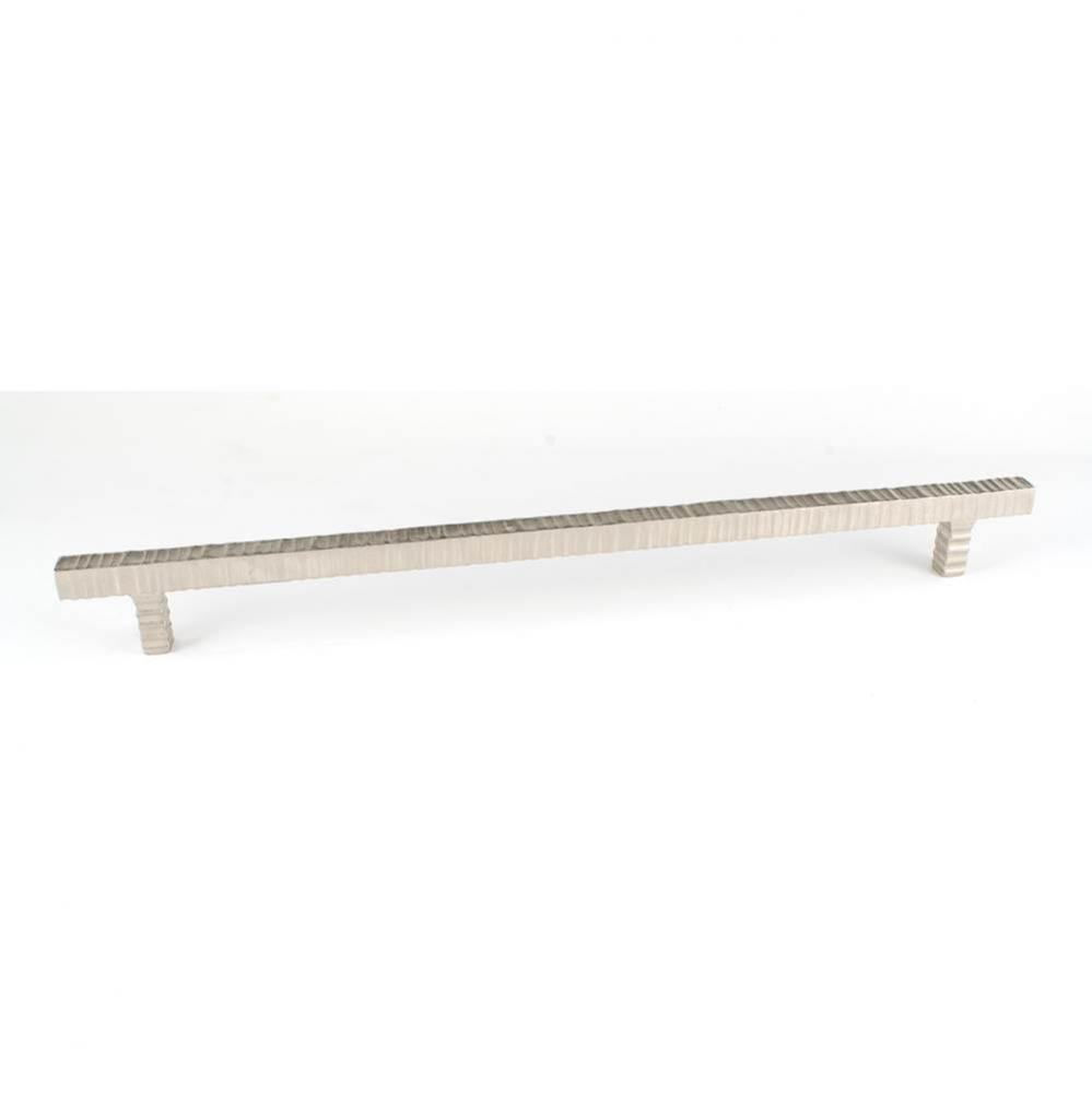 Forged 3 Square Bar Pull, Pair 14 1/2 Inch (c-c) - Satin Nickel