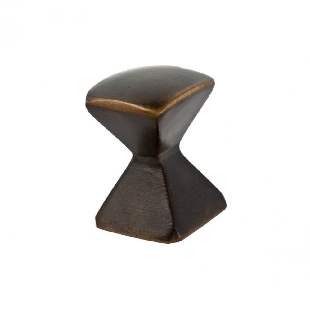 Forged 2 Med Square Knob 7/8 Inch - Oil Rubbed Bronze