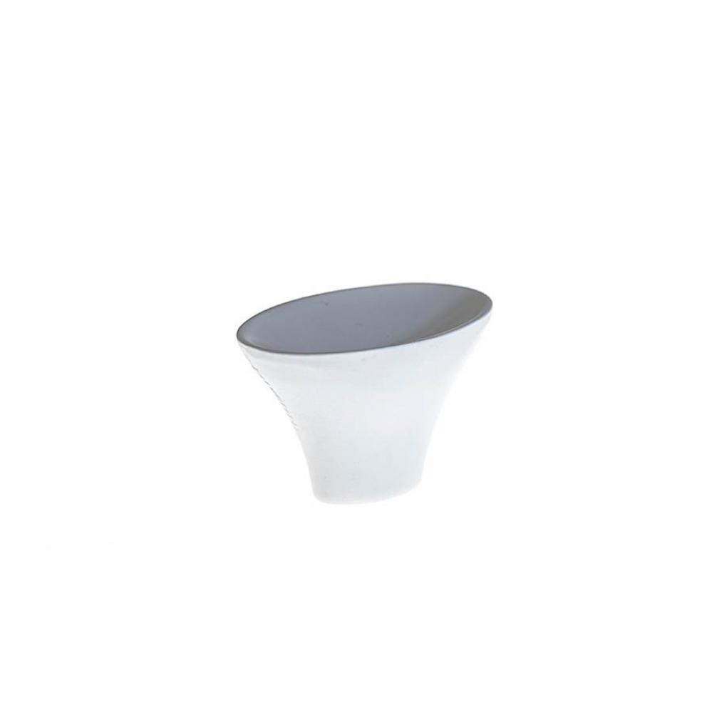 Lotus Knob 1 3/8 Inch - White