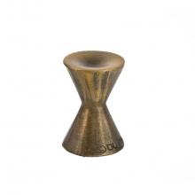 Du Verre DVFC29-AB - Forged 2 Small Round Knob 5/8 Inch - Antique Brass