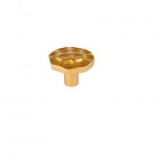 Du Verre DVP02-SB - Pomegranate Round Knob 1 1/4 Inch - Satin Brass