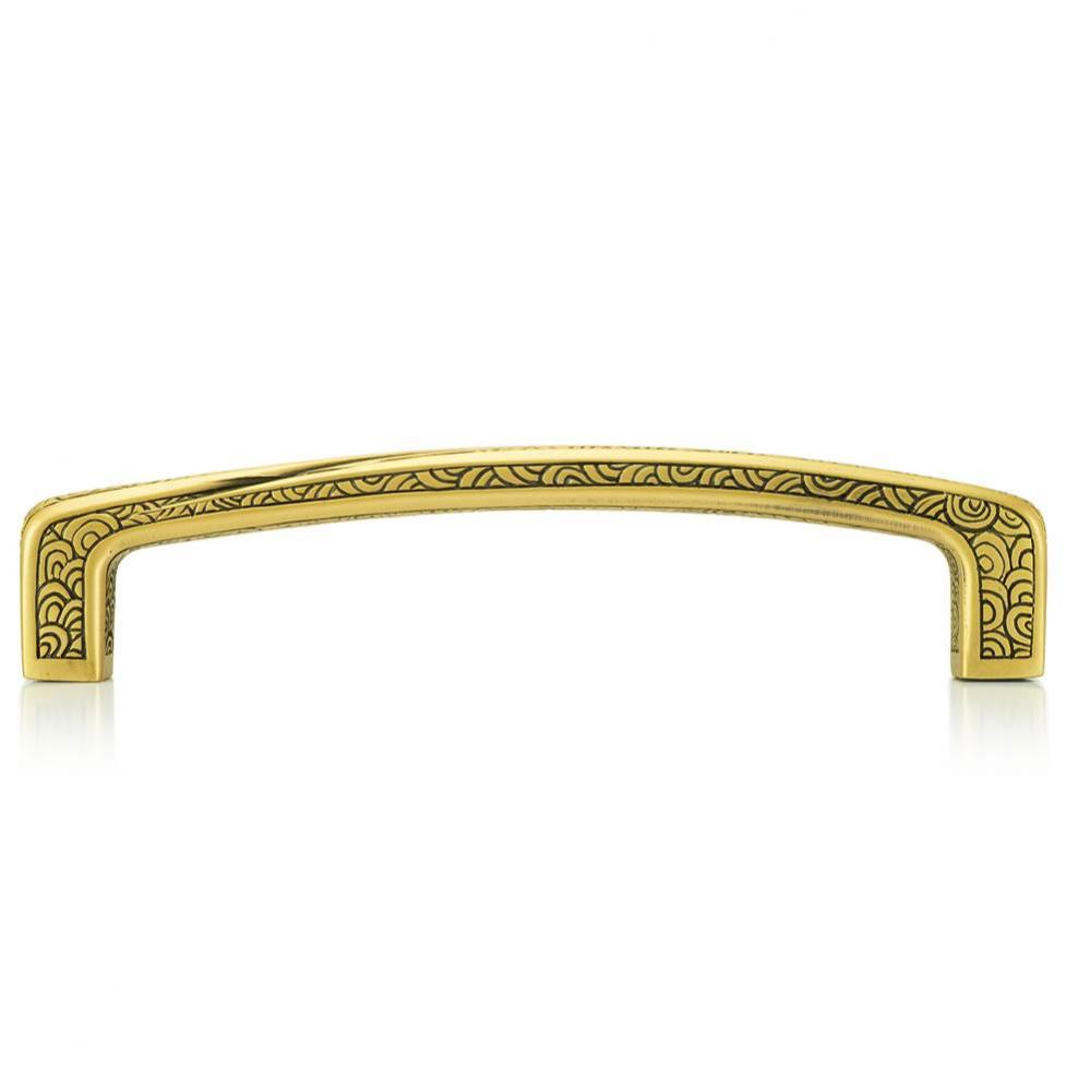 5'' C To C Chester Pull; Museum Gold Finish