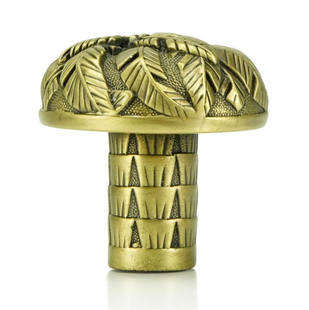 Key Largo Knob Burnish Brass Finish
