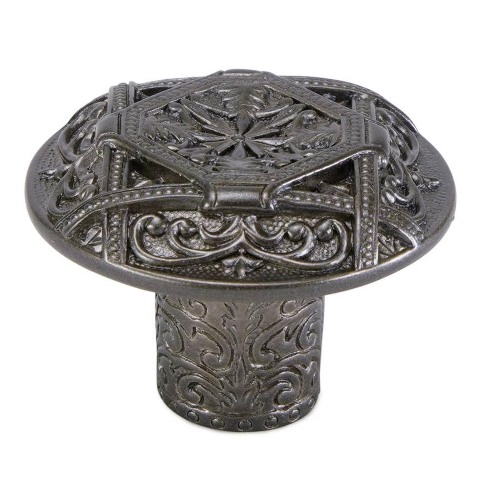 Portsmouth Knob In Vintage Pewter Finish