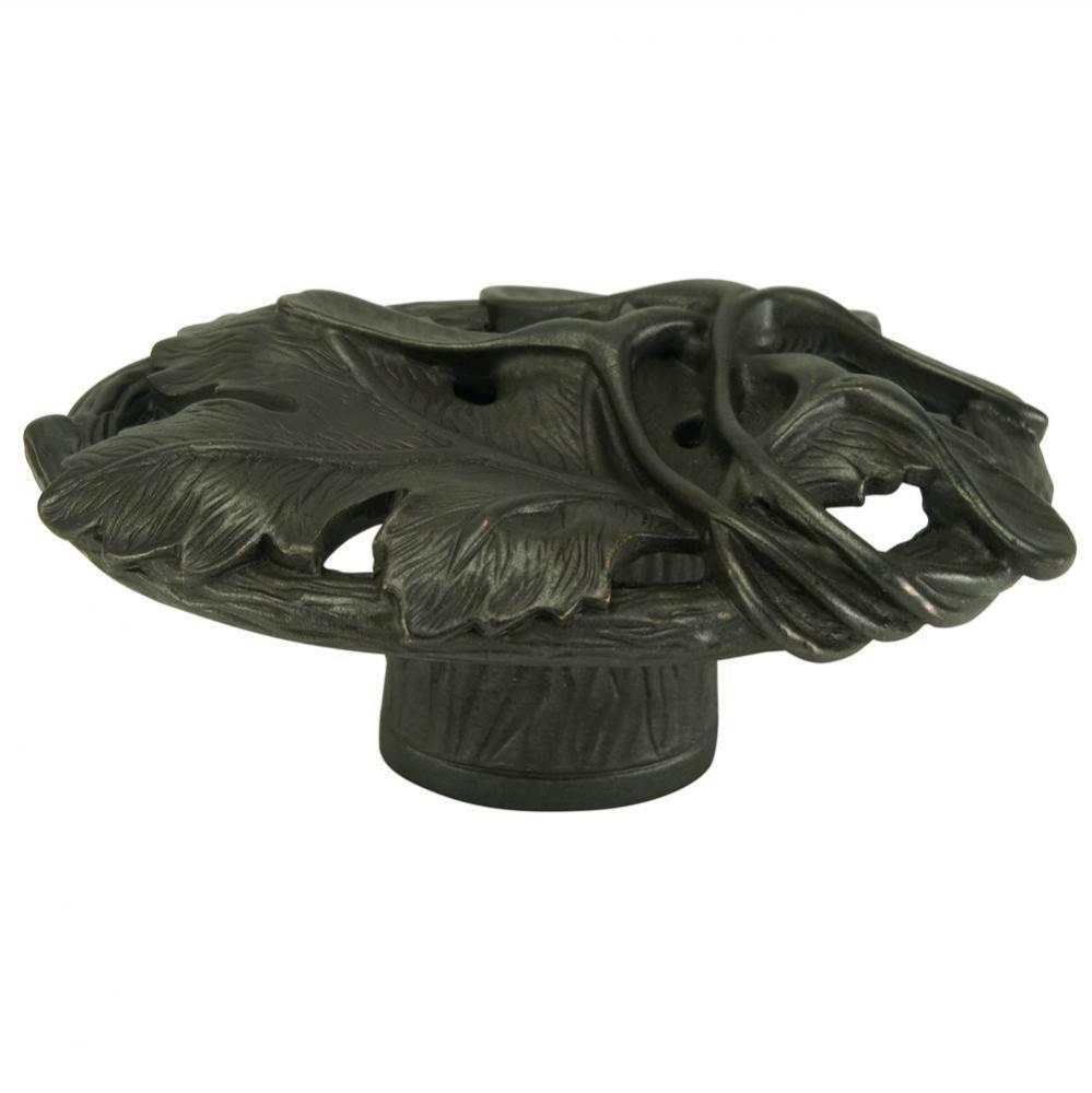 Edgar Berebi Arts and Craft Oak Park Knob In French Bronze Plate