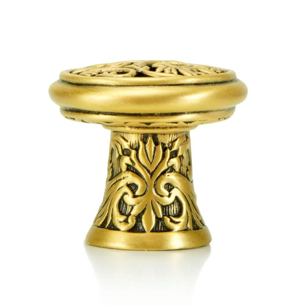 Glendale Court Knob Museum Gold Finish