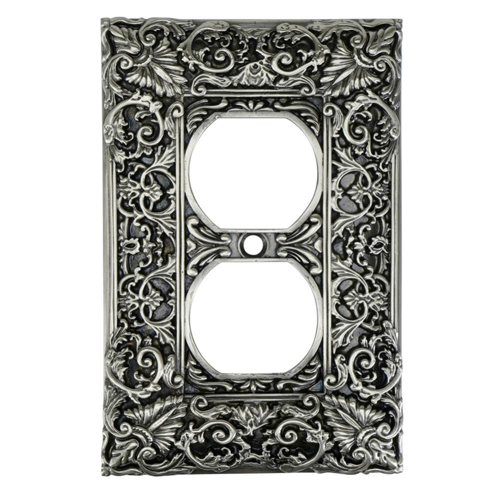 Glendale Switch Cover; Dbl Outlet