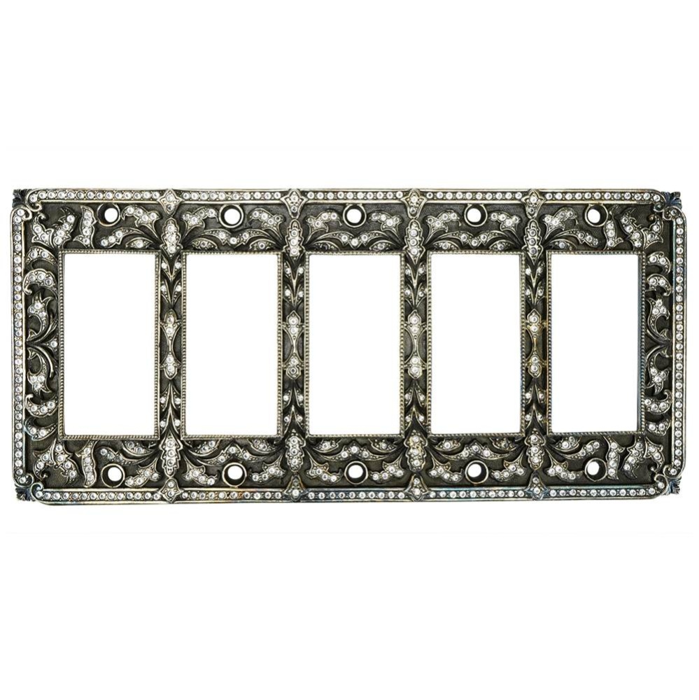 5 Gfi Switch Cover; Clear Crystal