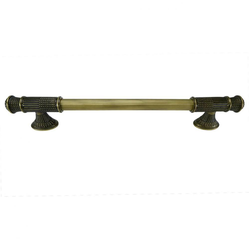 Edgar Berebi Astoria 12'' Center To Center Appliance Pull In Artisan Brass Plate