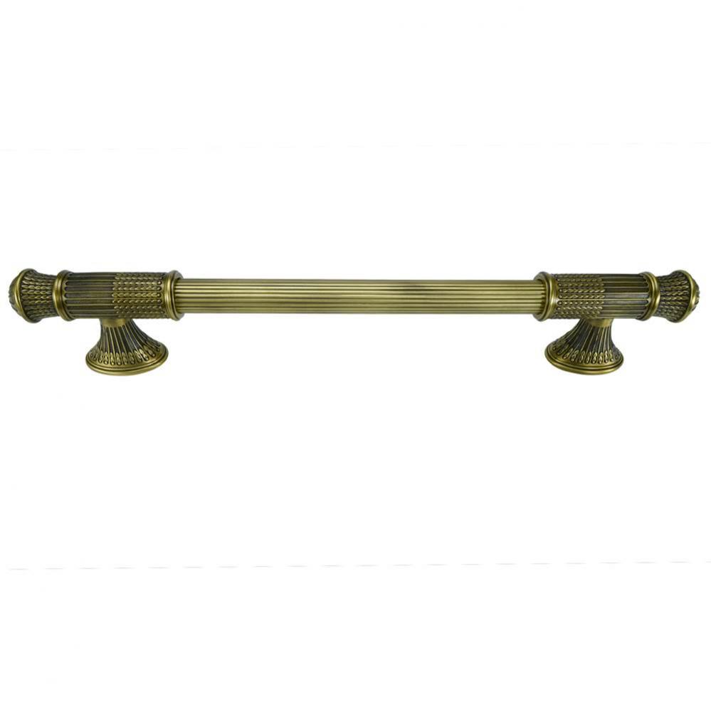 Edgar Berebi Astoria 12'' Center To Center Appliance Pull In Burnished Brass Plate