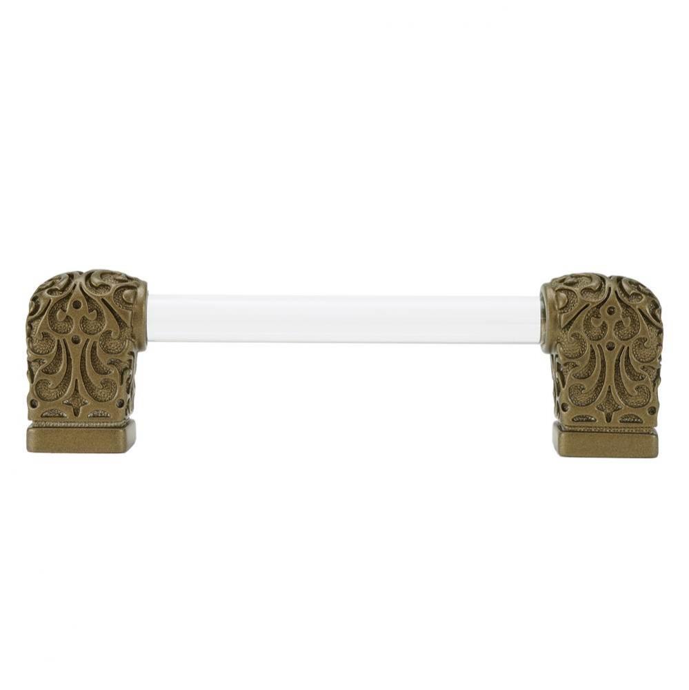 Via Veneto II 3'' cc knob-Pull; Burnt Bronze