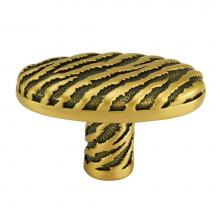 Edgar Berebi 10465MG - Edgar Berebi Adora Oval Knob In Museum Gold Plate