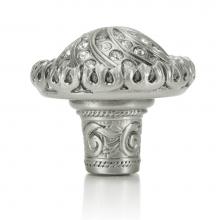 Edgar Berebi 7719AN - Fontainebleau Knob; Clear Crystal Antique Nickel Finish