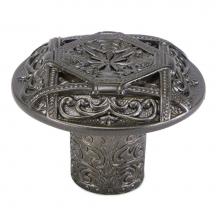 Edgar Berebi 7978VP - Portsmouth Knob In Vintage Pewter Finish