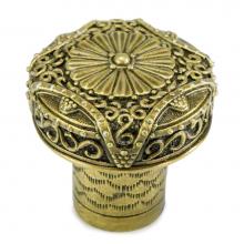 Edgar Berebi 8400BB - Bristol Mini Knob; Burnished Brass Finish