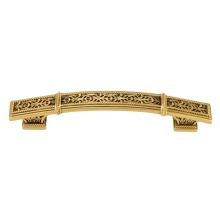 Edgar Berebi 9721/1 - Edgar Berebi Carlisle 5'' Center To Center Curved Pull In Museum Gold Plate