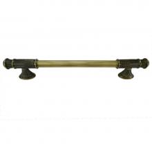 Edgar Berebi 9933AB - Edgar Berebi Astoria 12'' Center To Center Appliance Pull In Artisan Brass Plate