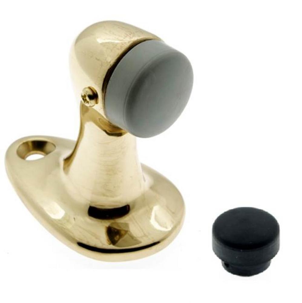 Large Stop ''Gooseneck'' Polished Brass