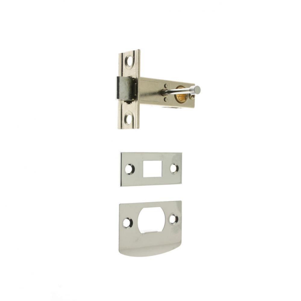 1-3/4'' Backset, Privacy Tubular Latch Polished Chrome