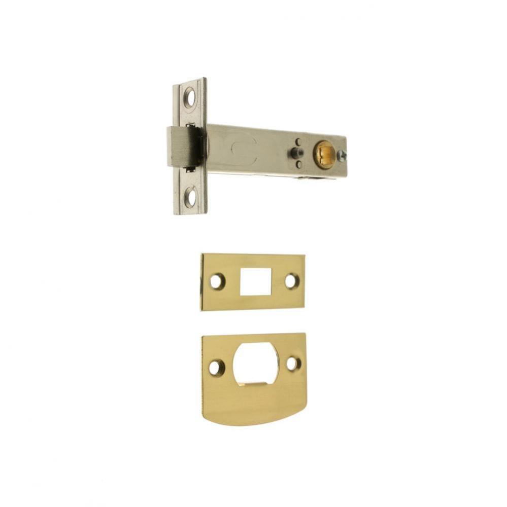 2-3/4'' Backset, Passage Tubular Latch Polished Brass